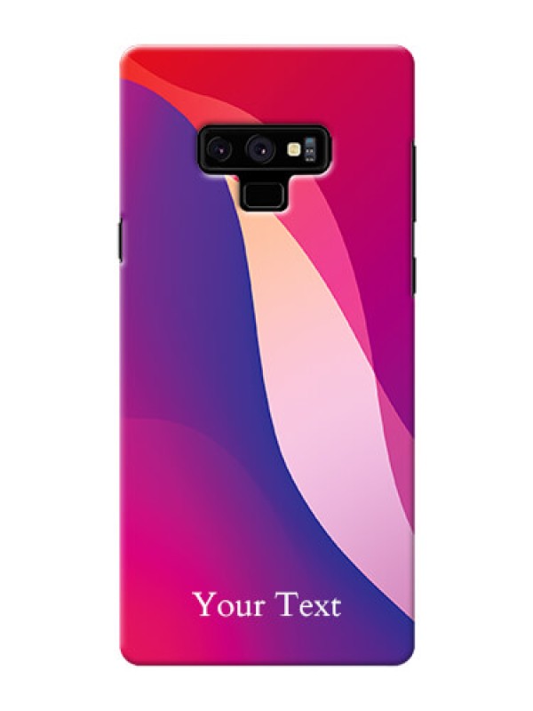 Custom Galaxy Note9 Mobile Back Covers: Digital abstract Overlap Design