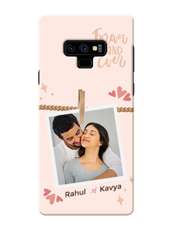 Custom Galaxy Note9 Phone Back Covers: Forever and ever love Design