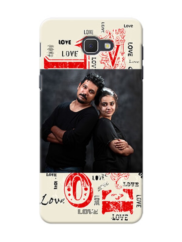 Custom Samsung Galaxy On5 (2016) Lovers Picture Upload Mobile Case Design