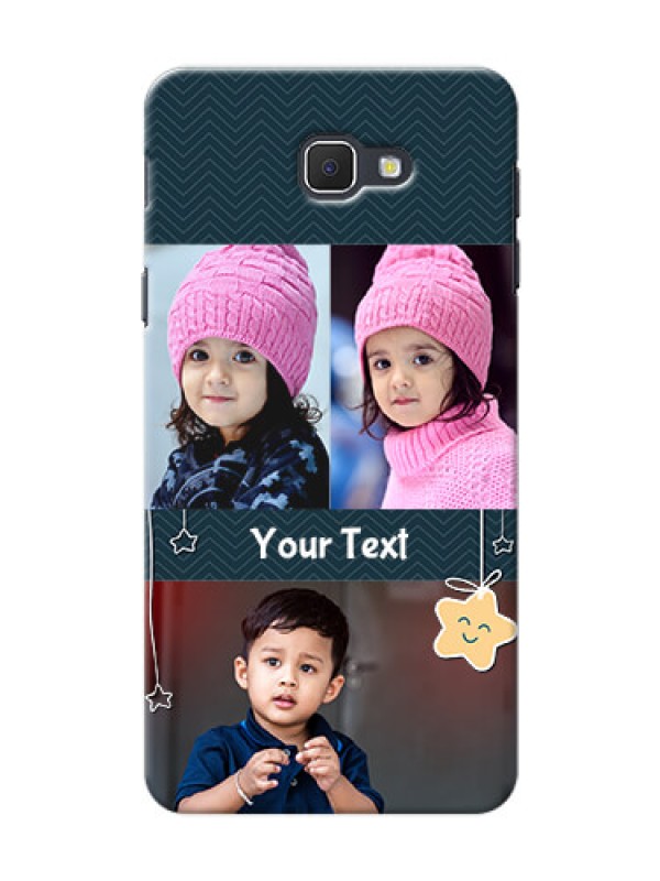 Custom Samsung Galaxy On5 (2016) 3 image holder with hanging stars Design