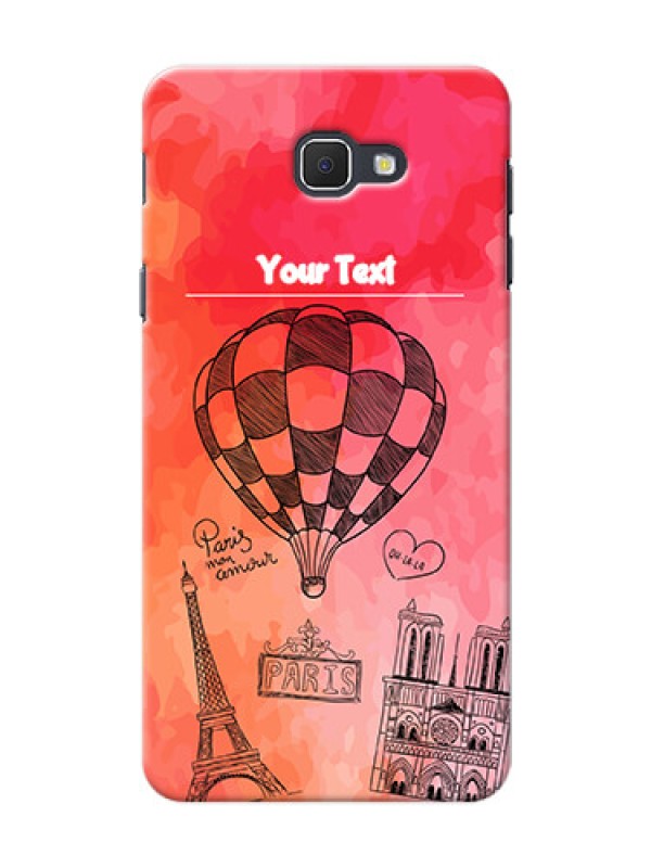 Custom Samsung Galaxy On5 (2016) abstract painting with paris theme Design
