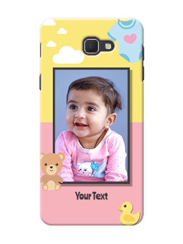 Custom Samsung Galaxy On5 (2016) kids frame with 2 colour design with toys Design