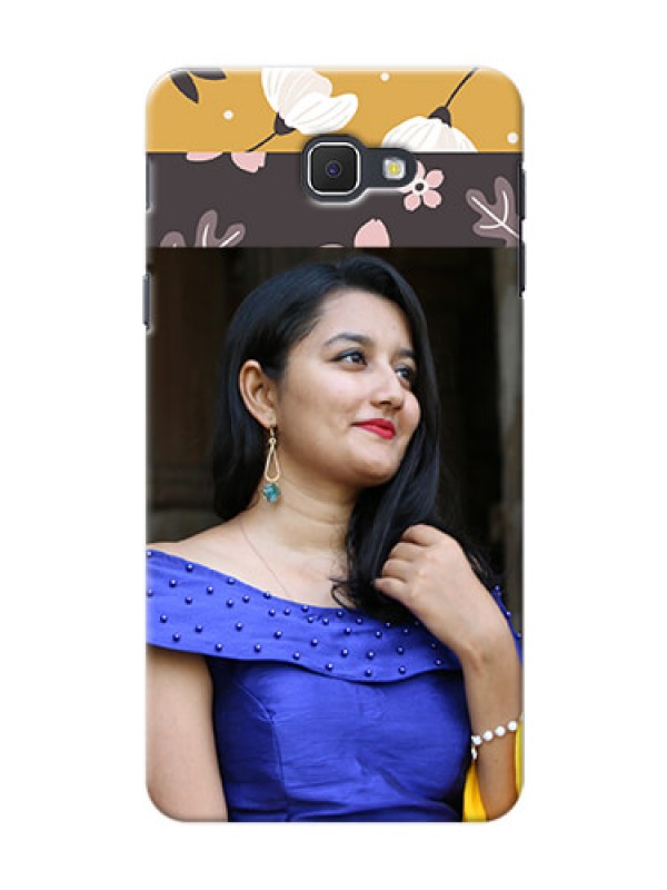 Custom Samsung Galaxy On5 (2016) stylish floral side Design