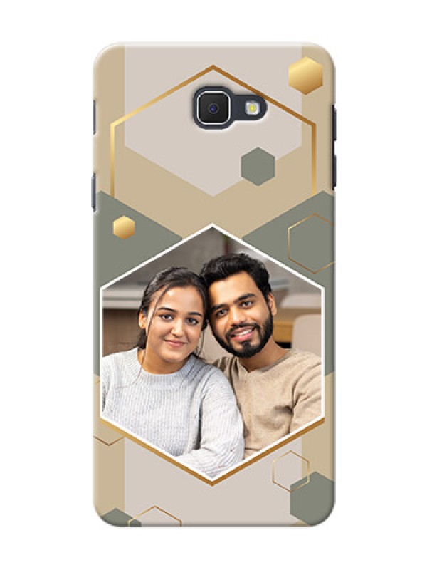Custom Galaxy On5 (2016) Phone Back Covers: Stylish Hexagon Pattern Design