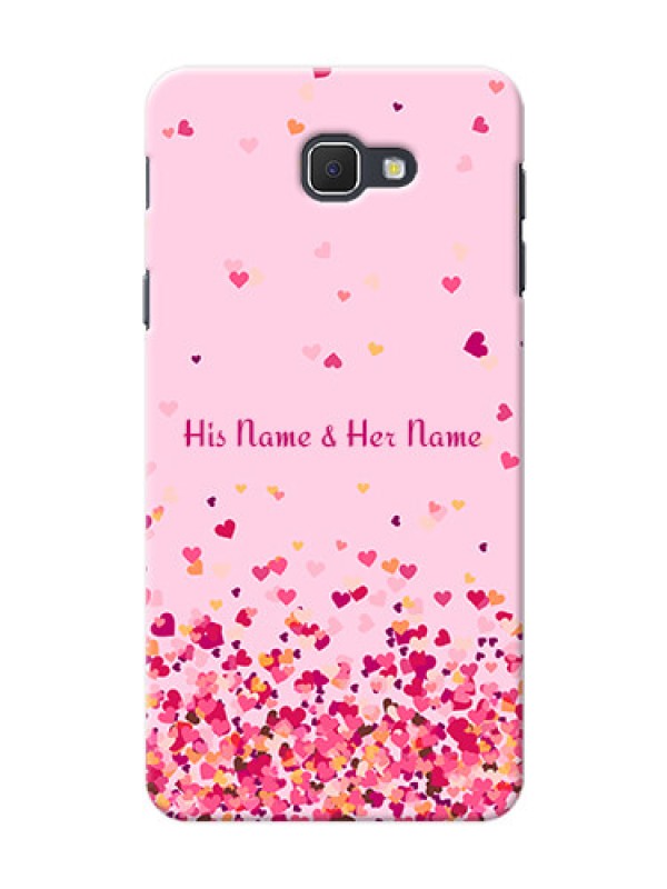 Custom Galaxy On5 (2016) Phone Back Covers: Floating Hearts Design