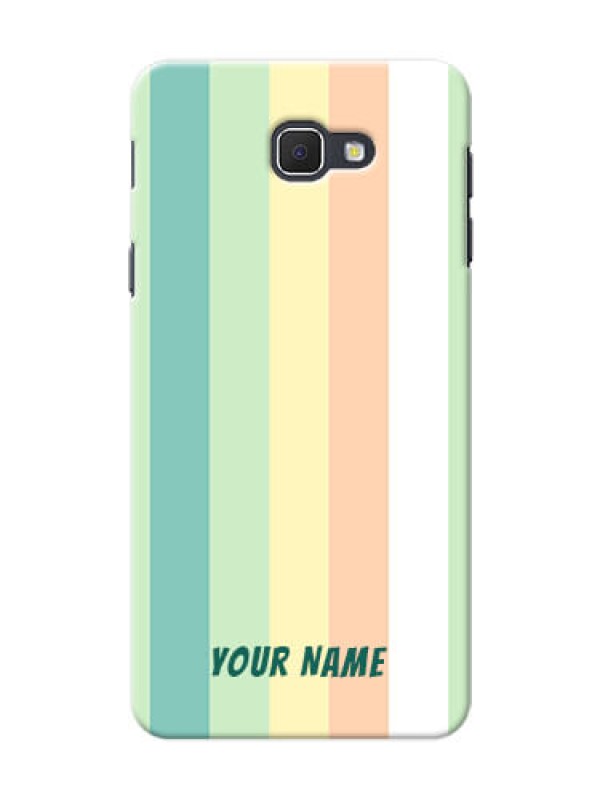 Custom Galaxy On5 (2016) Back Covers: Multi-colour Stripes Design