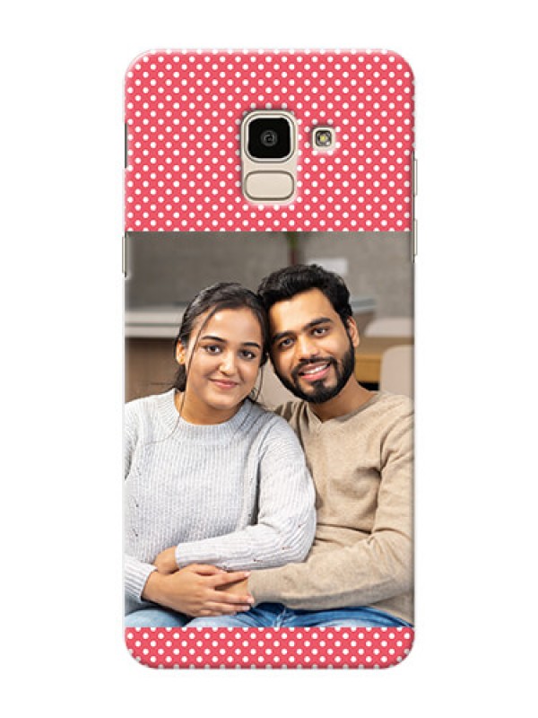 Custom Samsung Galaxy On6 (2018) White Dots Mobile Case  Design