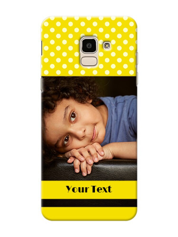 Custom Samsung Galaxy On6 (2018) Bright Yellow Mobile Case Design