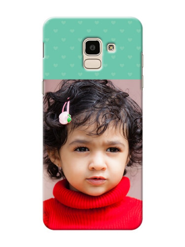 Custom Samsung Galaxy On6 (2018) Lovers Picture Upload Mobile Cover Design