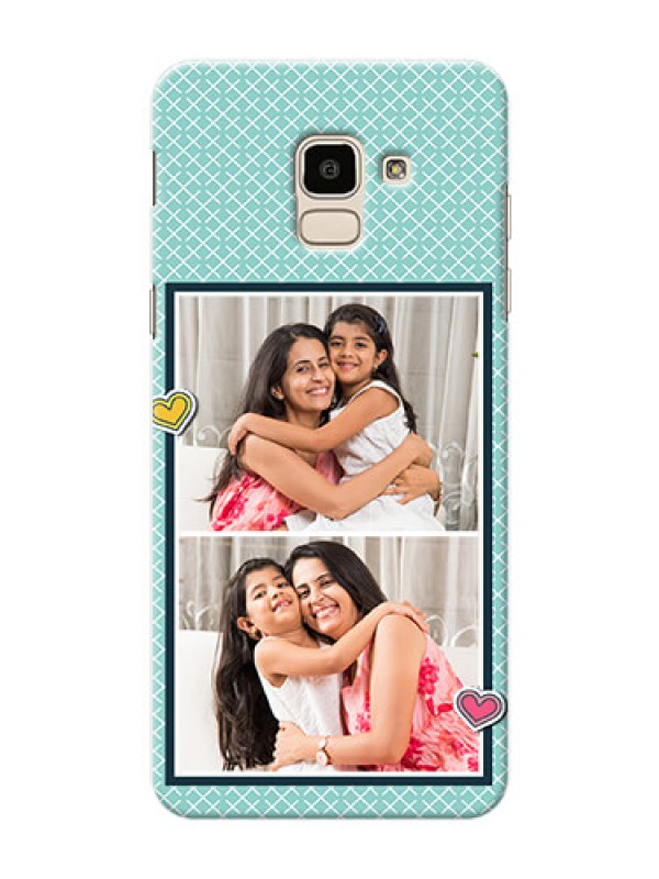 Custom Samsung Galaxy On6 (2018) 2 image holder with pattern Design