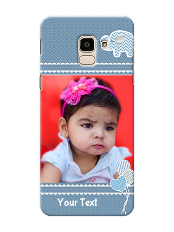 Custom Samsung Galaxy On6 (2018) kids icons with  simple pattern Design
