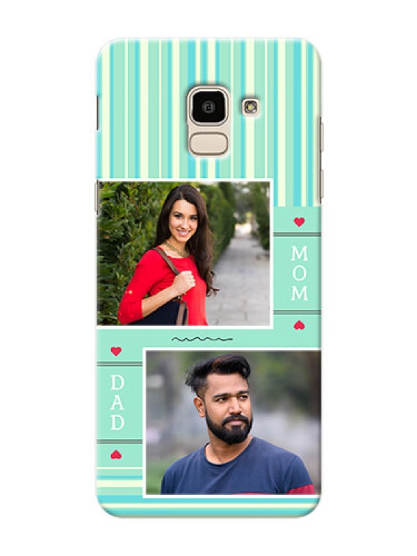 Custom Samsung Galaxy On6 (2018) mom and dad image holder Design
