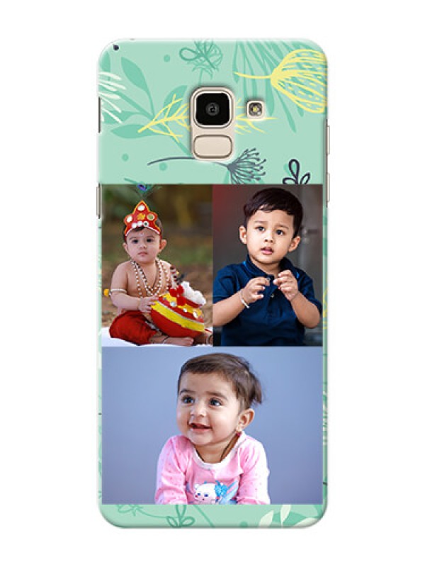Custom Samsung Galaxy On6 (2018) family is forever with floral pattern Design