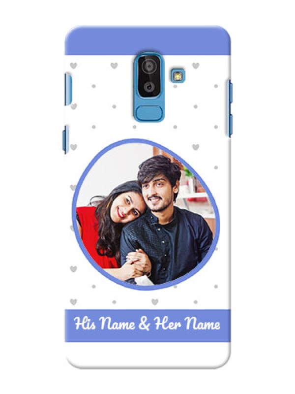 Custom Samsung Galaxy On8 (2018) Simple Blue Colour Mobile Case Design