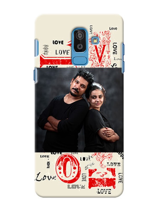 Custom Samsung Galaxy On8 (2018) Lovers Picture Upload Mobile Case Design