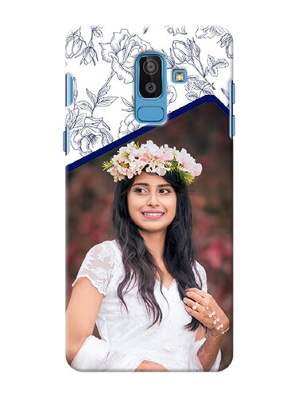 Custom Samsung Galaxy On8 (2018) Floral Mobile Cover Design