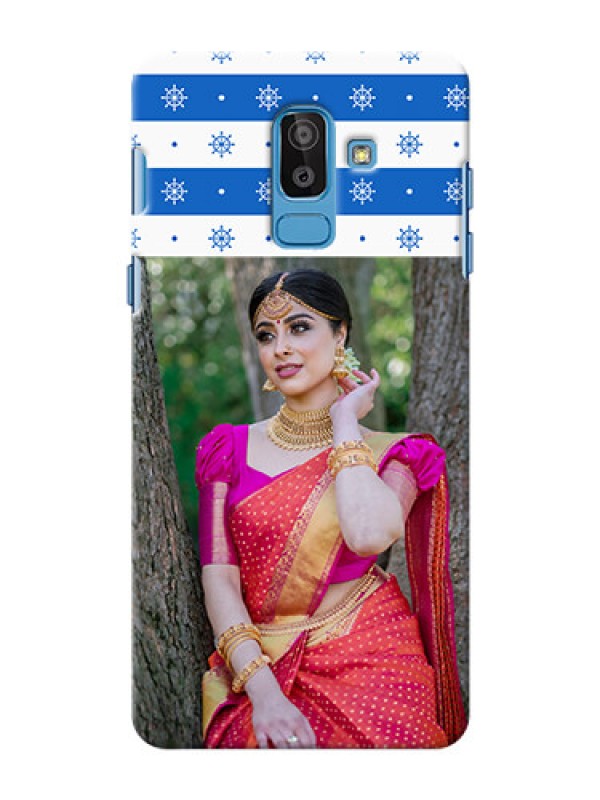 Custom Samsung Galaxy On8 (2018) Snow Pattern Mobile Back Case Design
