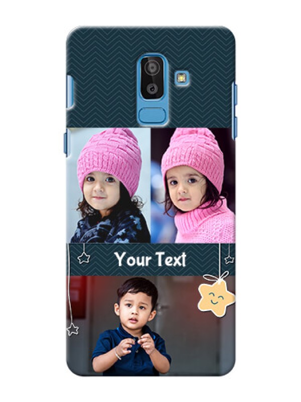 Custom Samsung Galaxy On8 (2018) 3 image holder with hanging stars Design