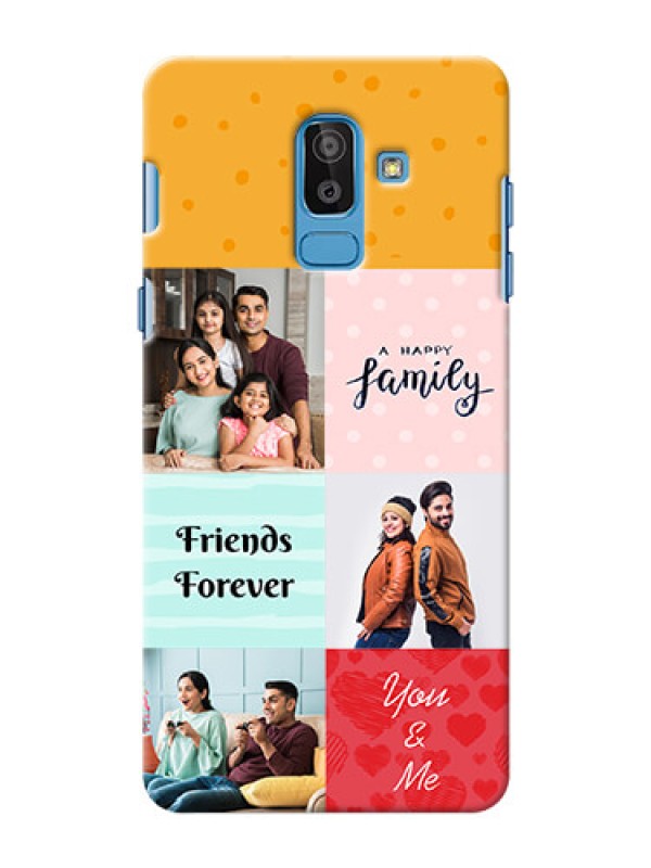Custom Samsung Galaxy On8 (2018) 4 image holder with multiple quotations Design