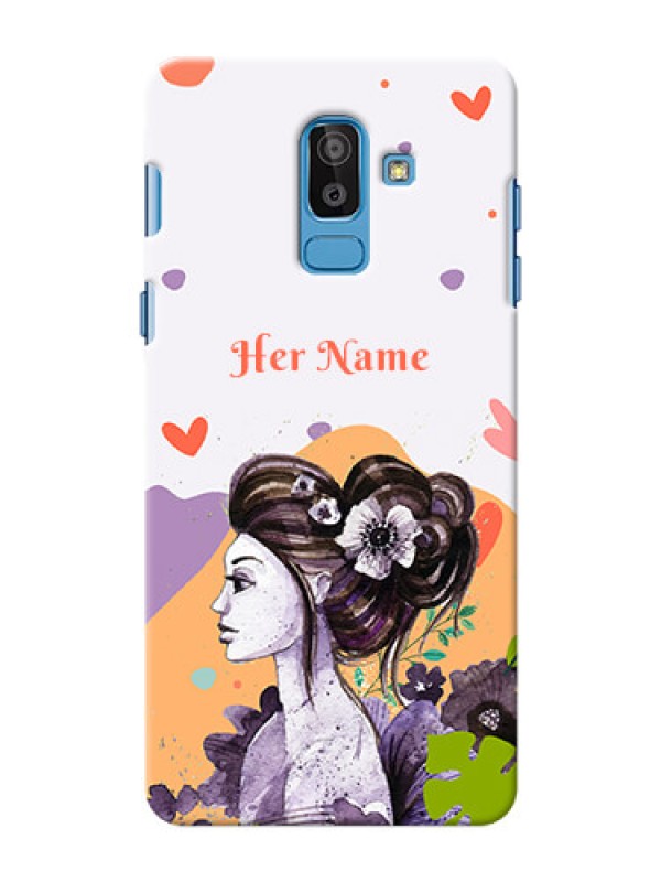 Custom Galaxy On8 2018 Custom Mobile Case with Woman And Nature Design