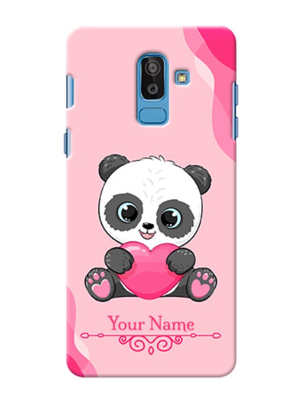 Custom Galaxy On8 2018 Mobile Back Covers: Cute Panda Design