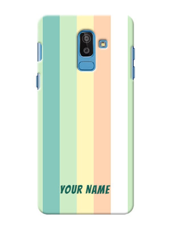 Custom Galaxy On8 2018 Back Covers: Multi-colour Stripes Design