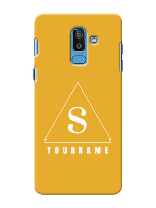 Custom Galaxy On8 2018 Custom Mobile Case with simple triangle Design