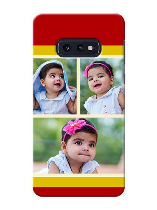 Custom Galaxy S10e mobile phone cases: Multiple Pic Upload Design