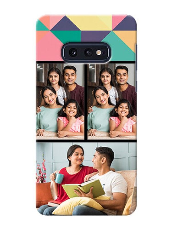Custom Galaxy S10e personalised phone covers: Bulk Pic Upload Design
