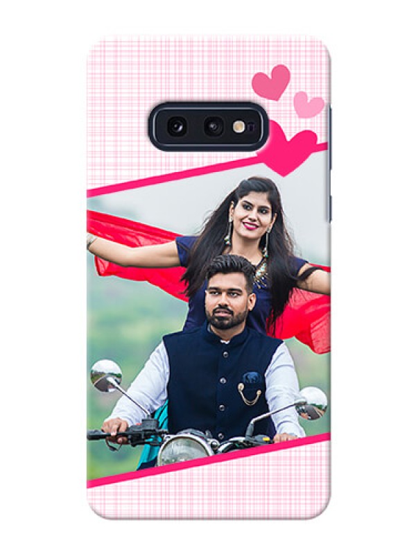 Custom Galaxy S10e Personalised Phone Cases: Love Shape Heart Design