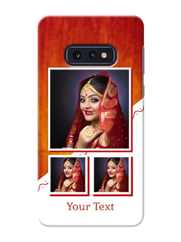Custom Galaxy S10e Personalised Phone Cases: Wedding Memories Design  