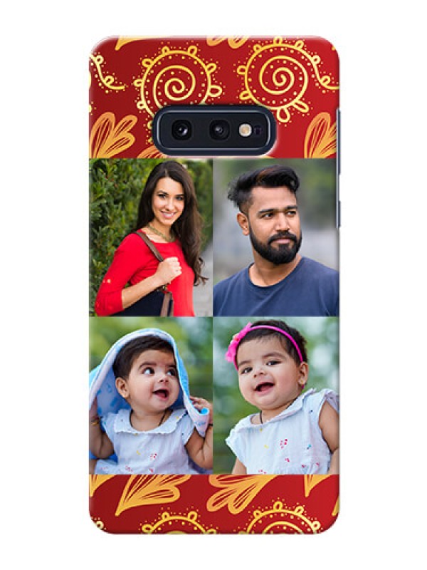 Custom Galaxy S10e Mobile Phone Cases: 4 Image Traditional Design