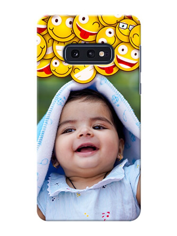 Custom Galaxy S10e Custom Phone Cases with Smiley Emoji Design