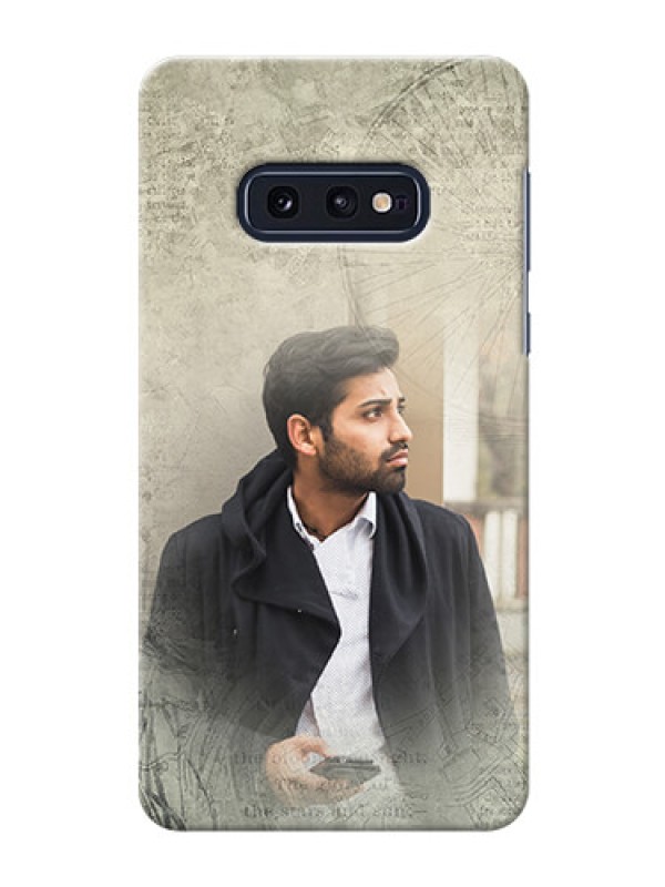 Custom Galaxy S10e custom mobile back covers with vintage design