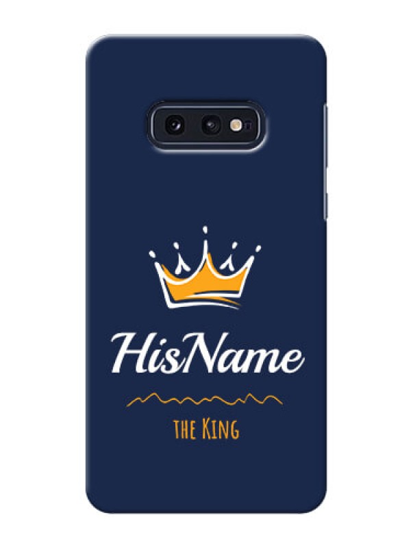 Custom Galaxy S10 E King Phone Case with Name