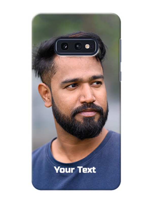Custom Galaxy S10 E Mobile Cover: Photo with Text