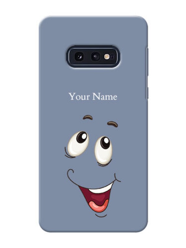 Custom Galaxy S10 E Phone Back Covers: Laughing Cartoon Face Design