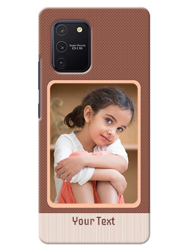 Custom Galaxy S10 Lite Phone Covers: Simple Pic Upload Design