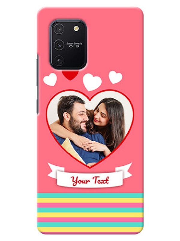 Custom Galaxy S10 Lite Personalised mobile covers: Love Doodle Design