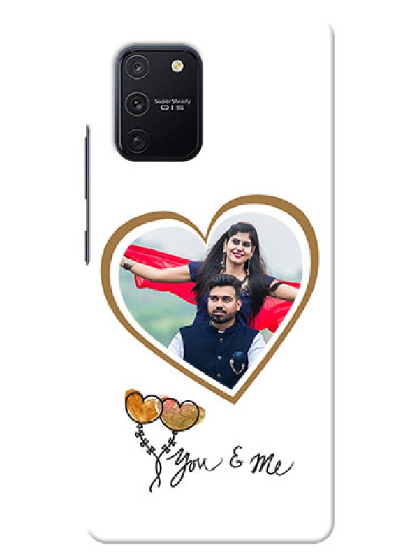 Custom Galaxy S10 Lite customized phone cases: You & Me Design
