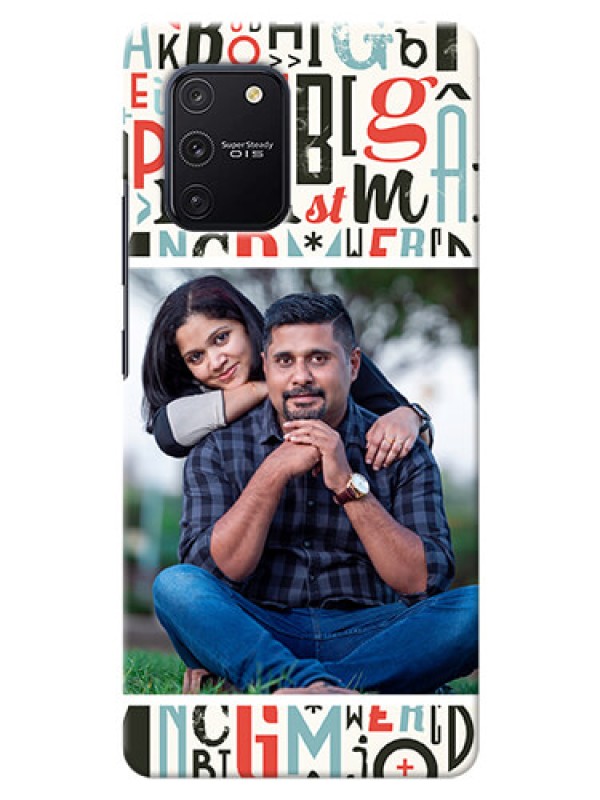 Custom Galaxy S10 Lite custom mobile phone covers: Alphabet Design