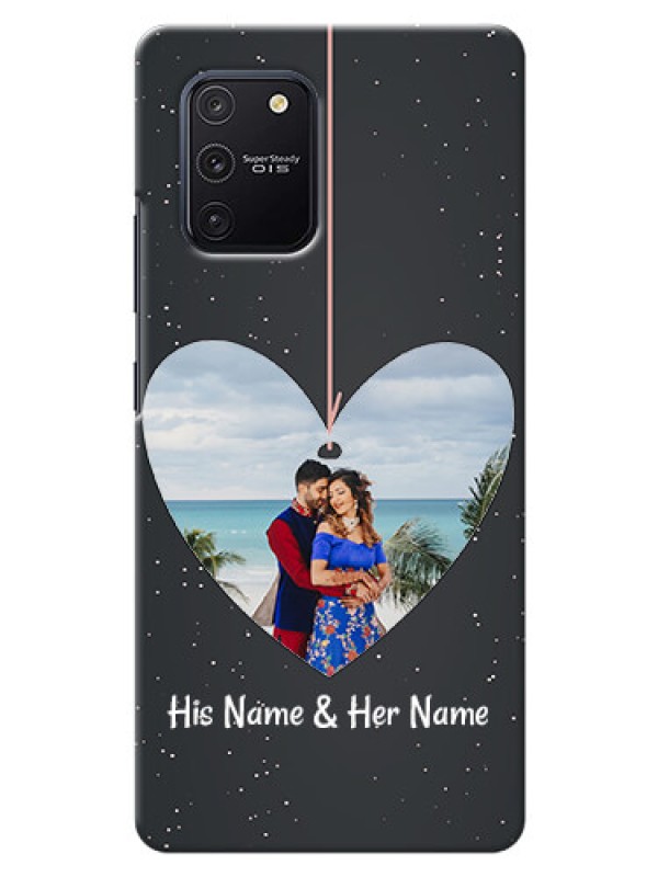 Custom Galaxy S10 Lite custom phone cases: Hanging Heart Design