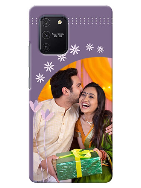 Custom Galaxy S10 Lite Phone covers for girls: lavender flowers design 