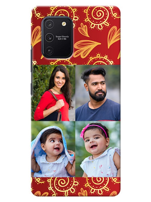 Custom Galaxy S10 Lite Mobile Phone Cases: 4 Image Traditional Design