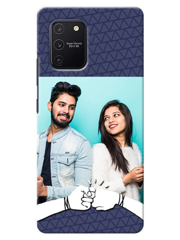 Custom Galaxy S10 Lite Mobile Covers Online with Best Friends Design  