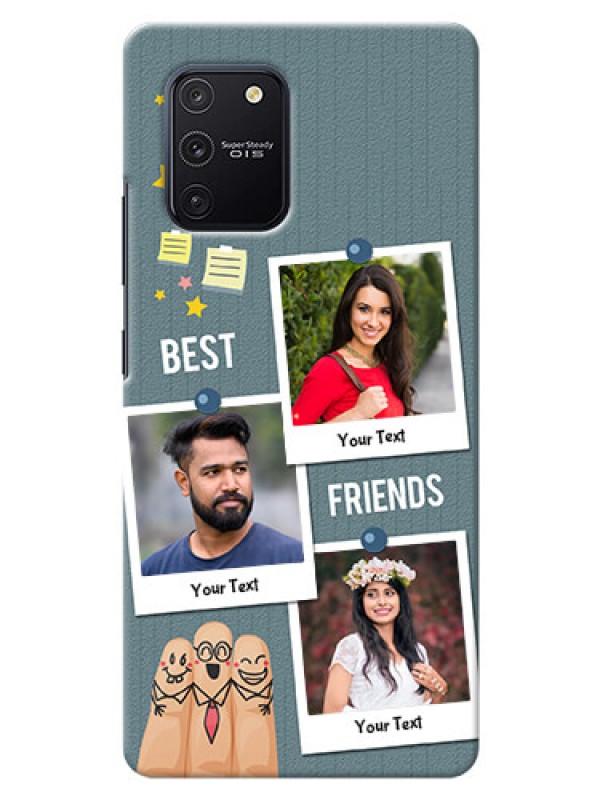Custom Galaxy S10 Lite Mobile Cases: Sticky Frames and Friendship Design