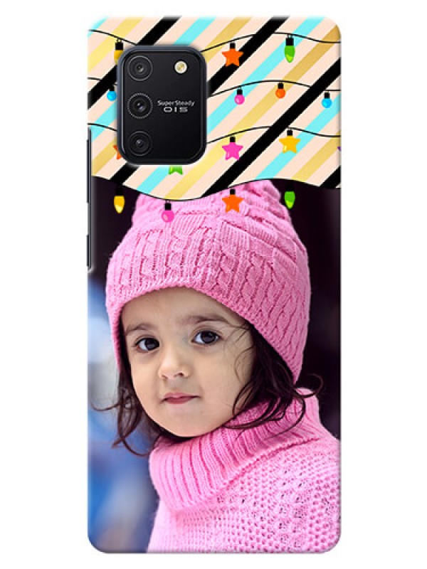 Custom Galaxy S10 Lite Personalized Mobile Covers: Lights Hanging Design