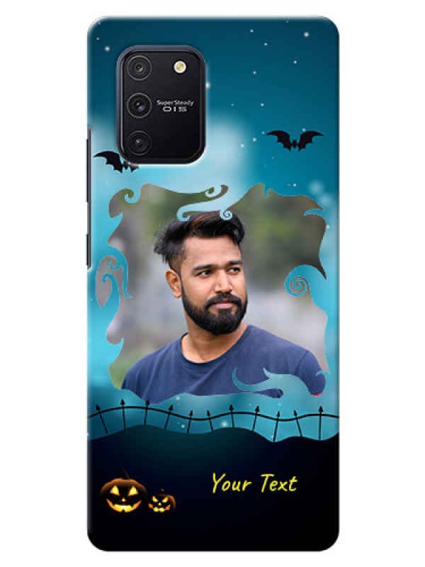 Custom Galaxy S10 Lite Personalised Phone Cases: Halloween frame design