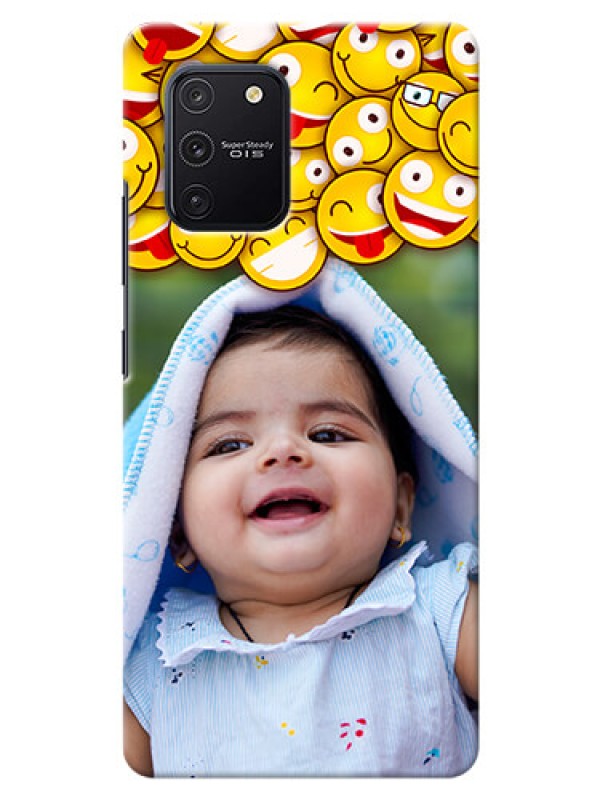 Custom Galaxy S10 Lite Custom Phone Cases with Smiley Emoji Design