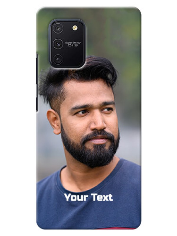 Custom Galaxy S10 Lite Mobile Cover: Photo with Text